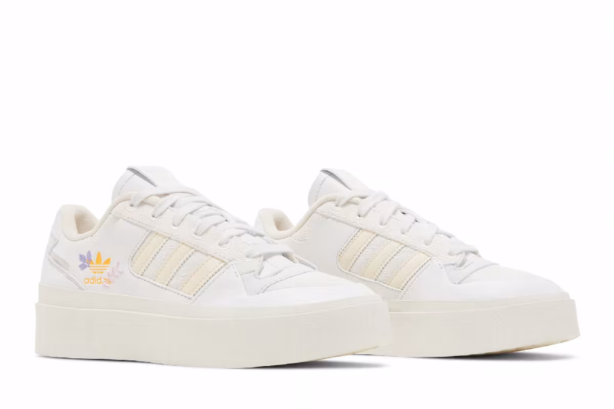 Adidas Women's Forum Bonega Embroidered Floral, view 9