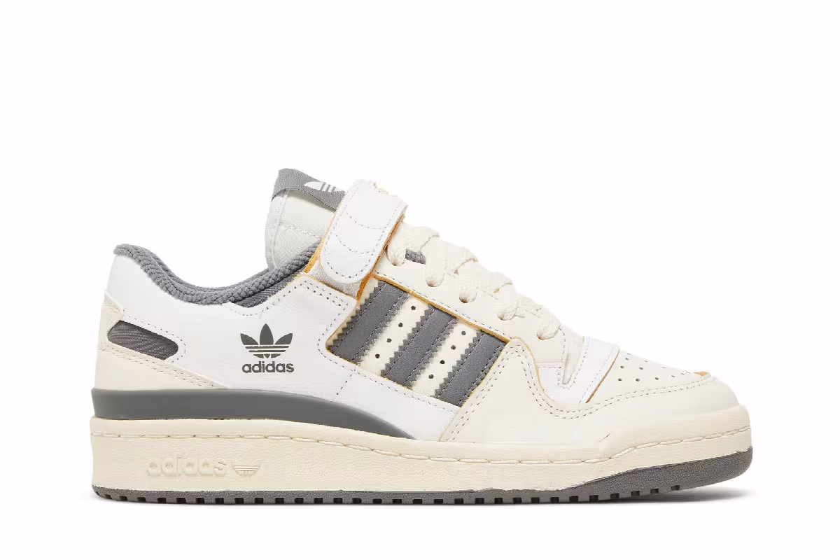 adidas Women's Forum Low Off White Silver Pebble, view 2