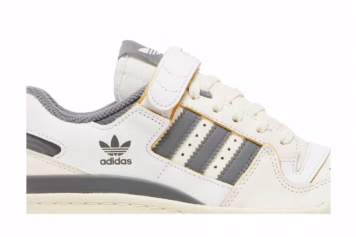 adidas Women's Forum Low Off White Silver Pebble, view 3