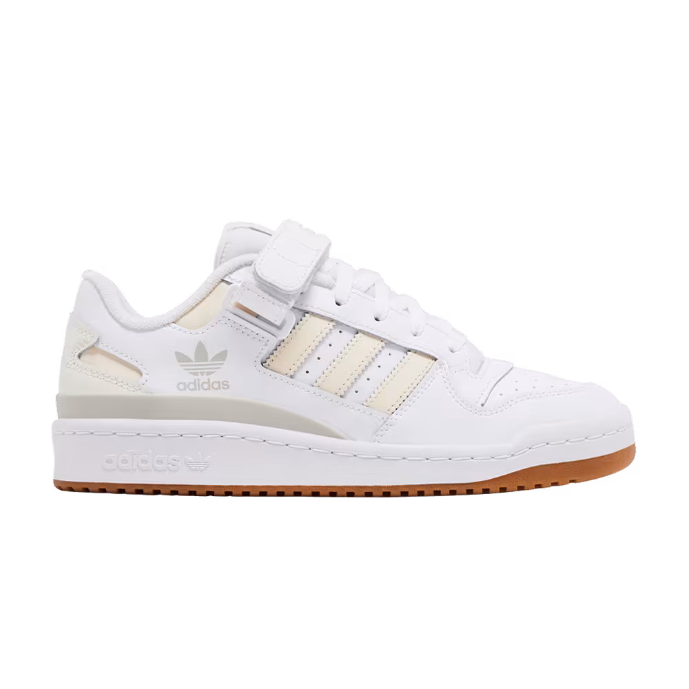 adidas Women's Forum Low White Ecru Tint Gum