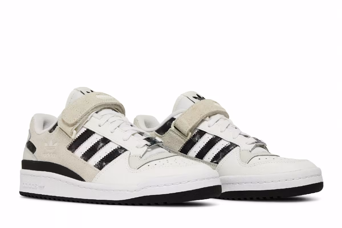 adidas Women's Forum Low White Black, view 9