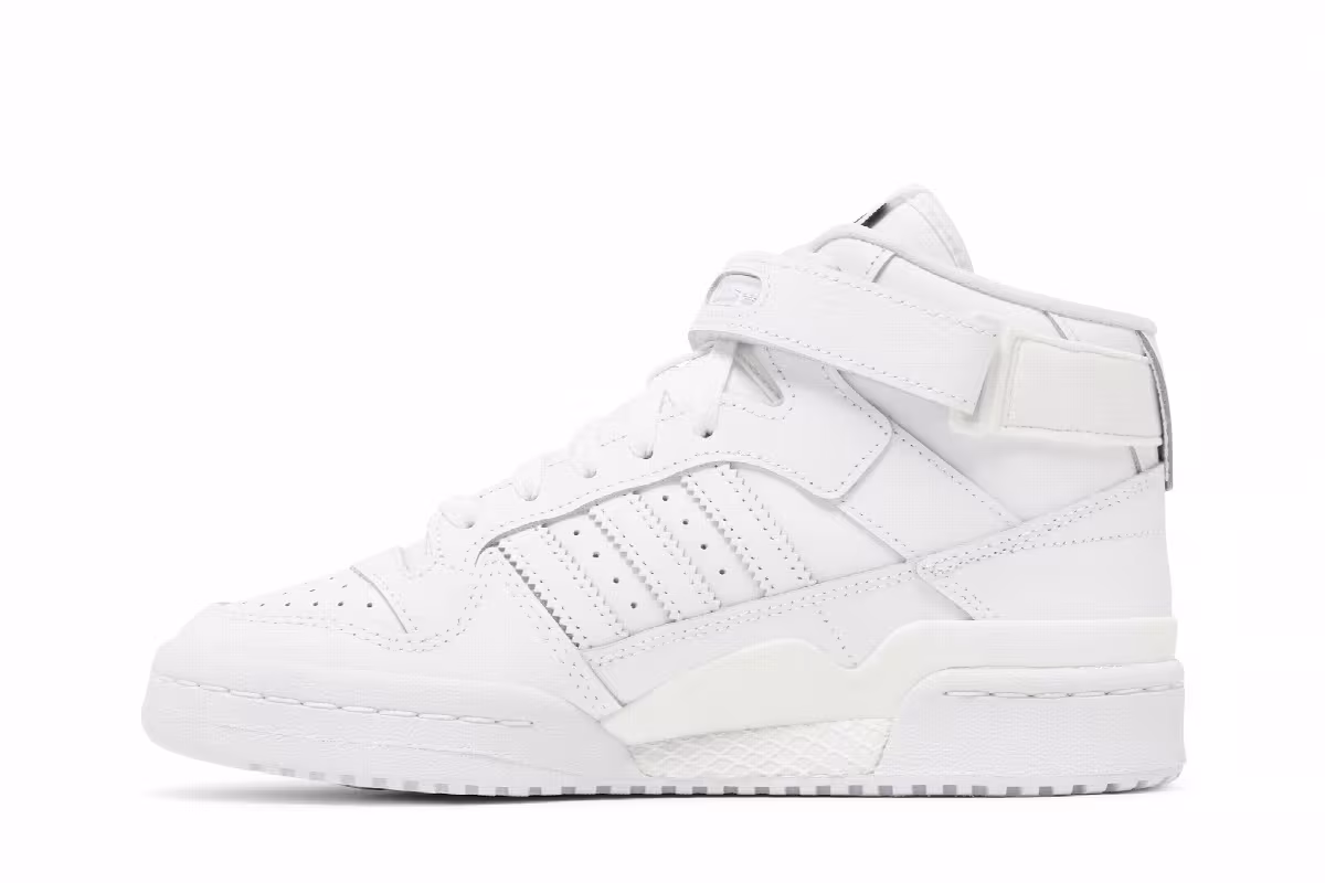 Swarovski x adidas Women's Forum Mid White Black, view 4