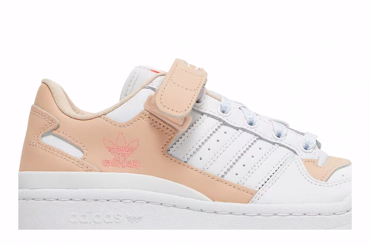 Adidas Women's Forum Low Halo Blush White, view 3