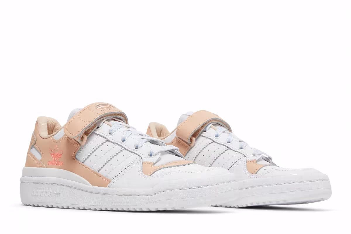 Adidas Women's Forum Low Halo Blush White, view 9