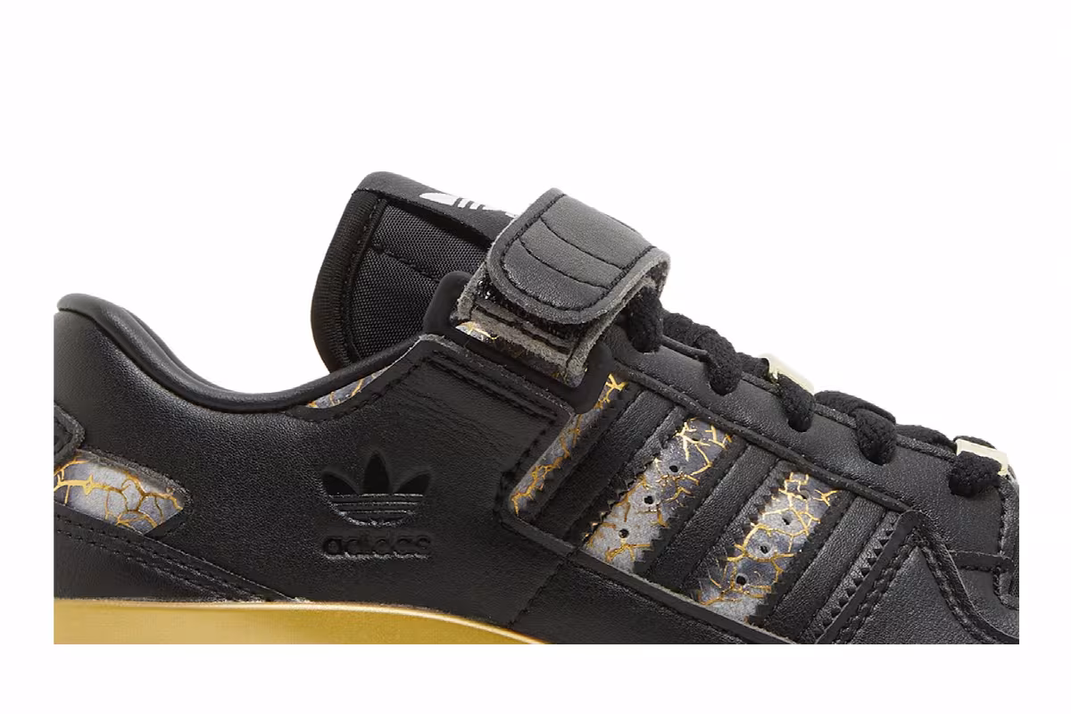 Candace Parker x adidas Women's Forum Low Black Tech Mineral, view 3