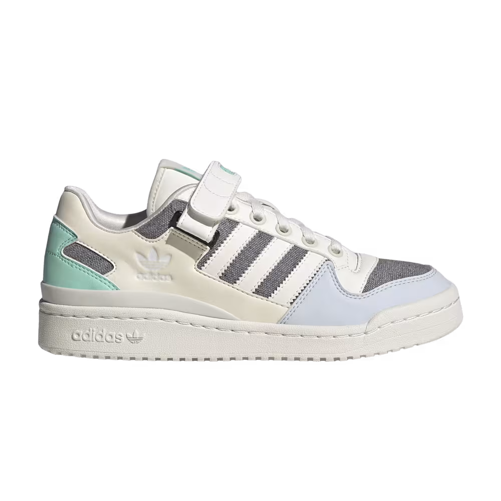 Adidas Women's Forum Low Off White Easy Green