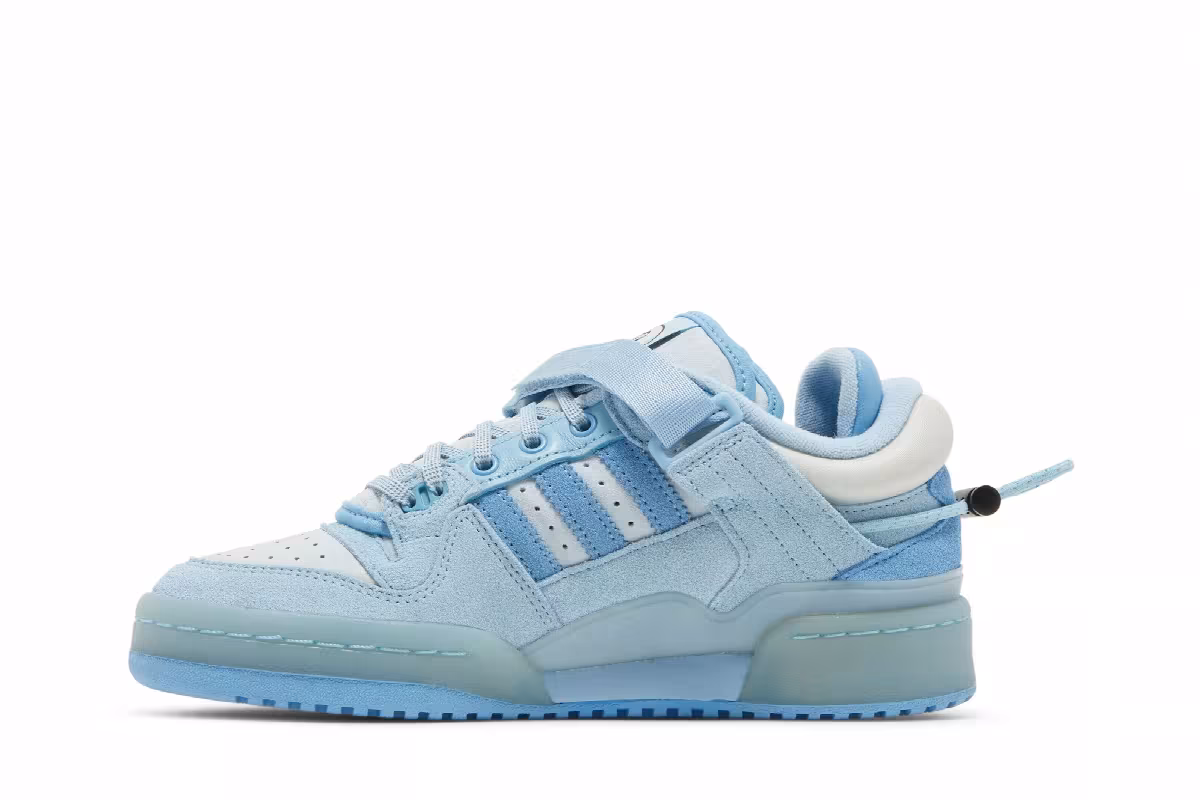 Bad Bunny x adidas Forum Buckle Low Big Kid Blue Tint, view 4