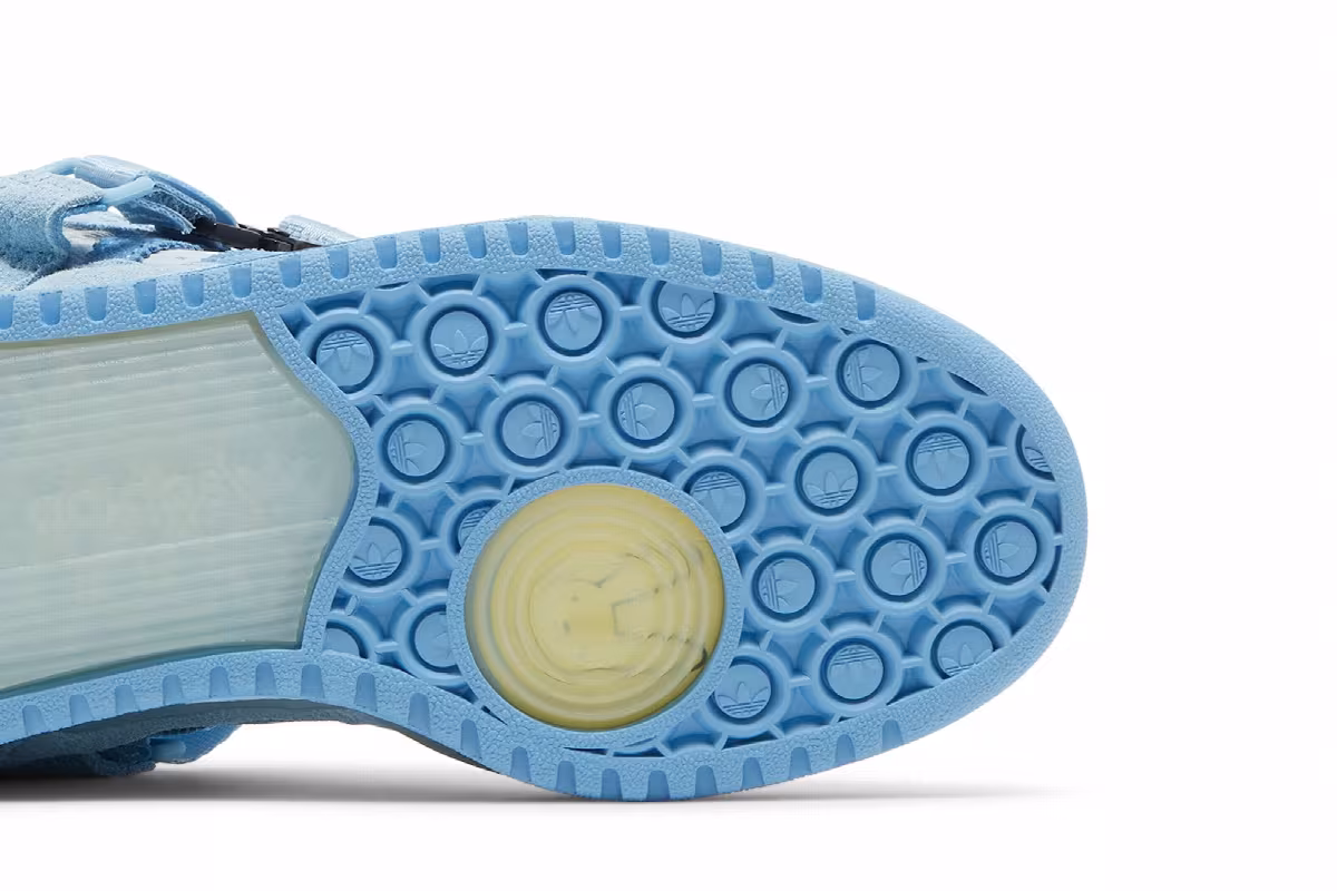 Bad Bunny x adidas Forum Buckle Low Big Kid Blue Tint, view 6
