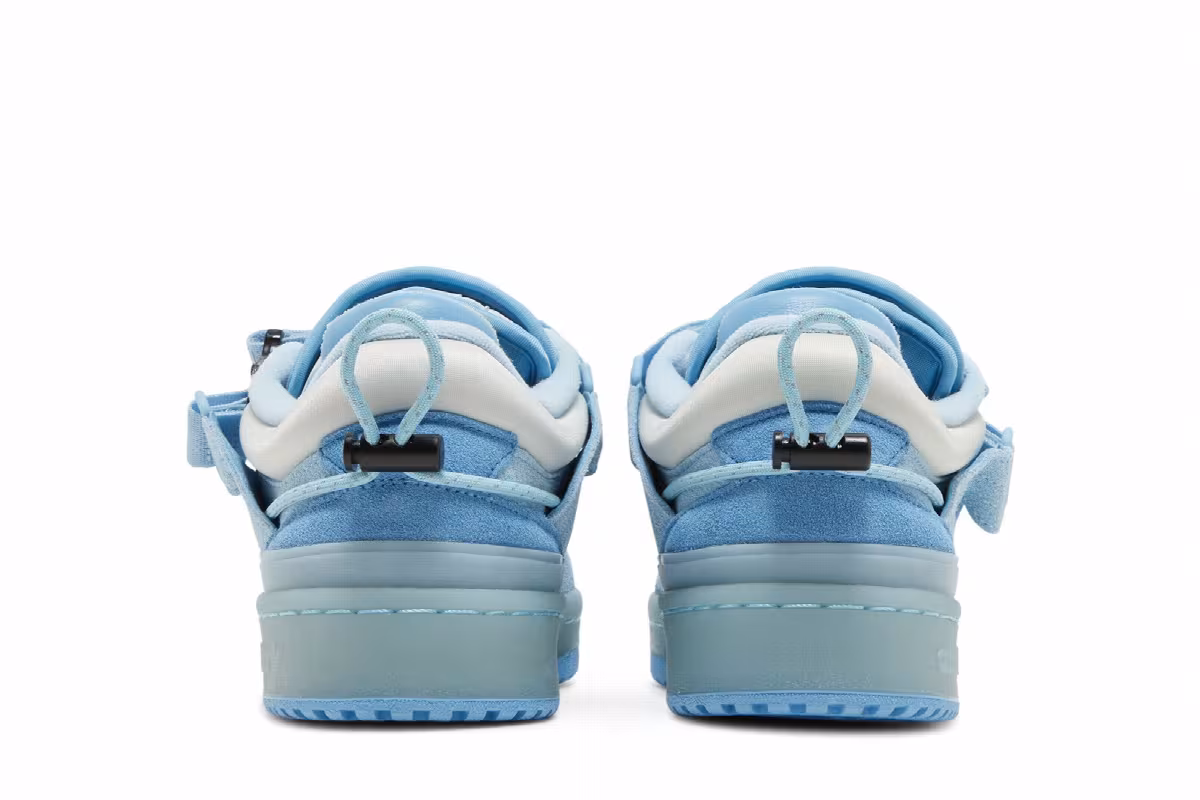 Bad Bunny x adidas Forum Buckle Low Big Kid Blue Tint, view 7
