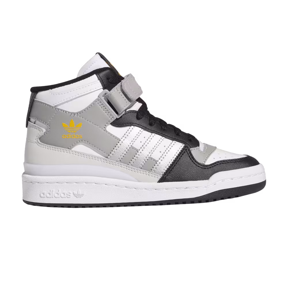 Adidas Forum Mid J White Black Silver