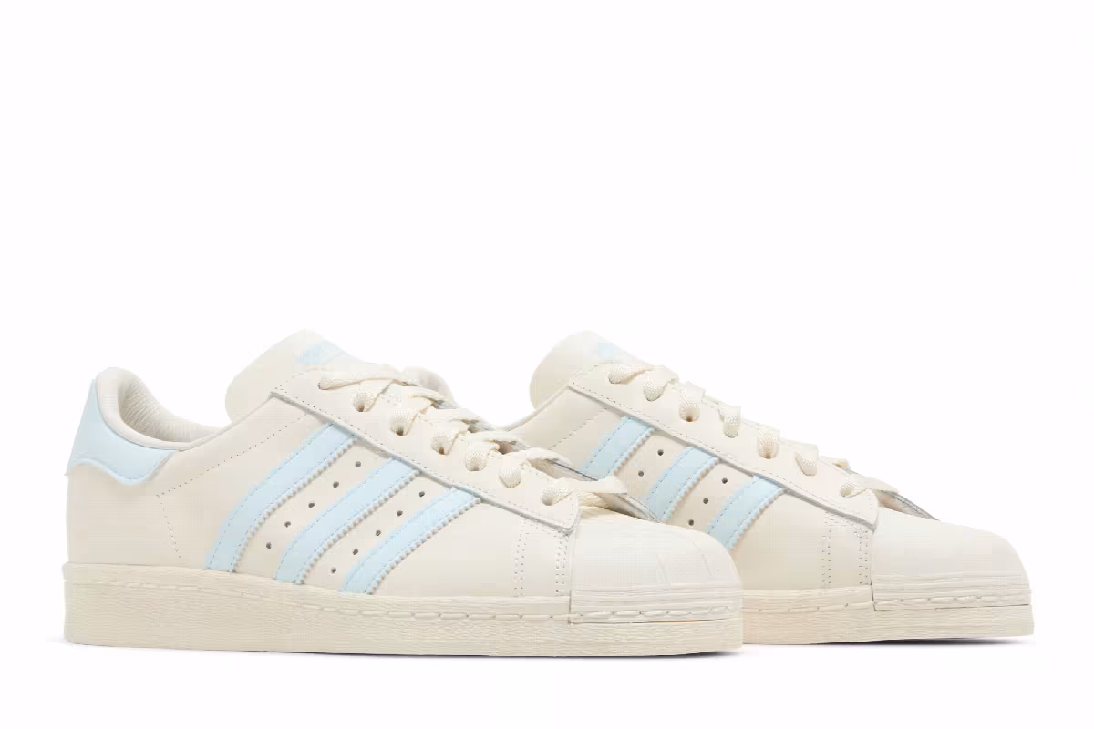 Adidas Superstar 82 Cloud White Sky Tint, view 9