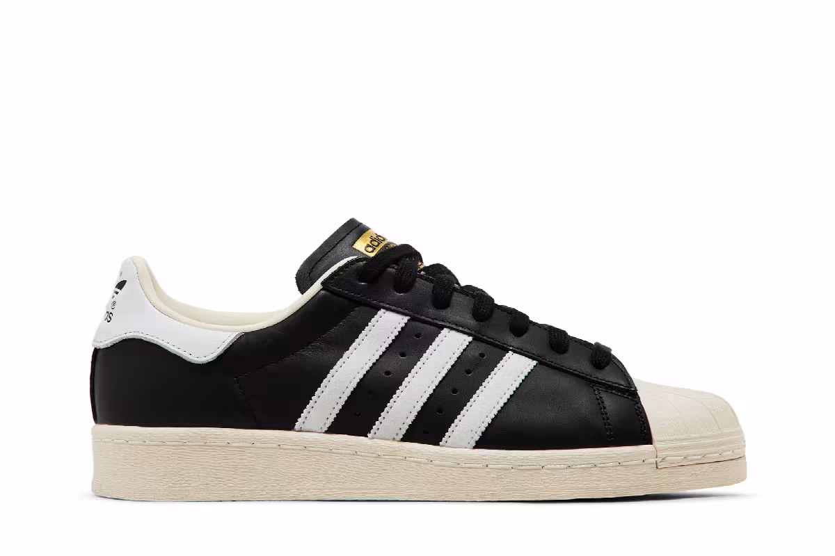 adidas Superstar 82 Black Off White, view 2