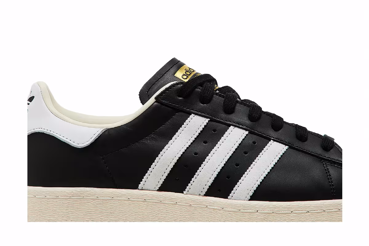 adidas Superstar 82 Black Off White, view 3