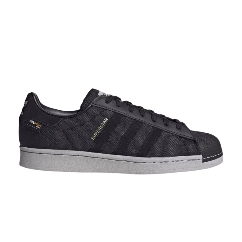Adidas Superstar Black Gold Metallic