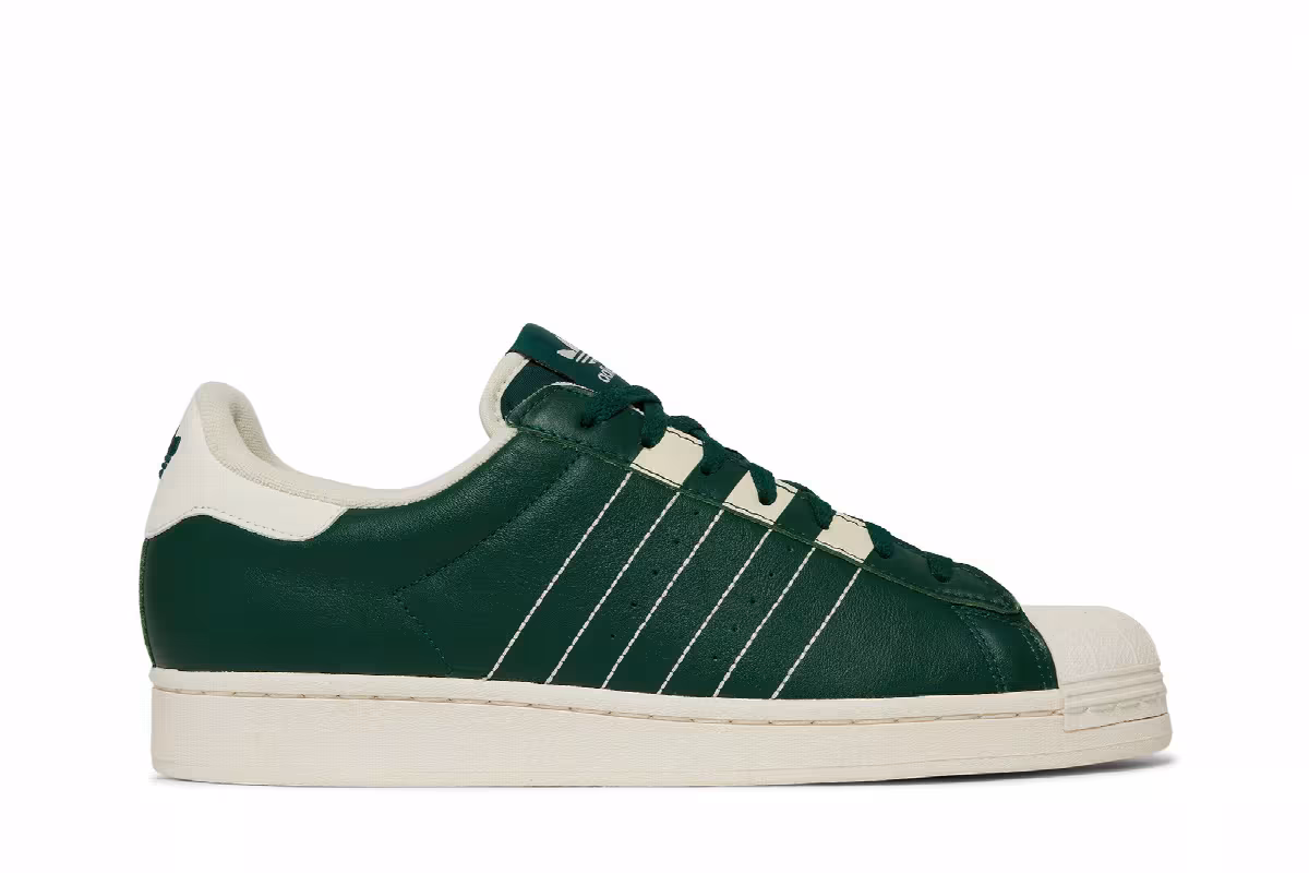 Adidas Superstar Team Dark Green, view 2