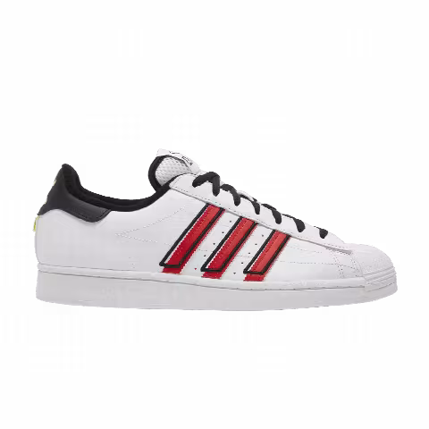adidas Superstar 'White Vivid Red'