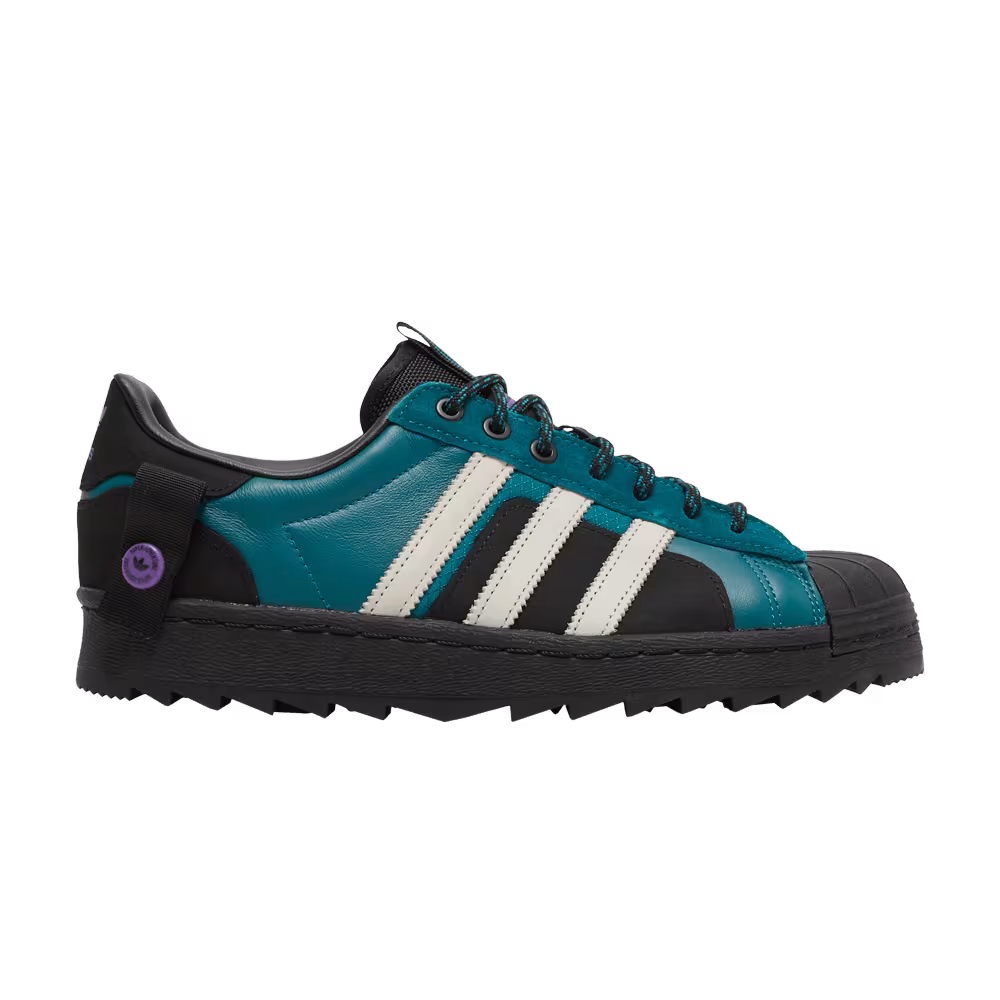 Adidas Superstar Winterized Legacy Teal Black