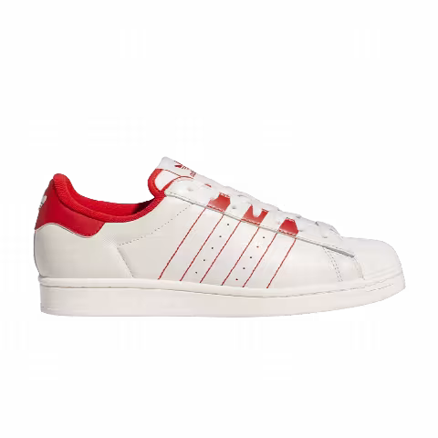 Adidas Superstar 'White Vivid Red'