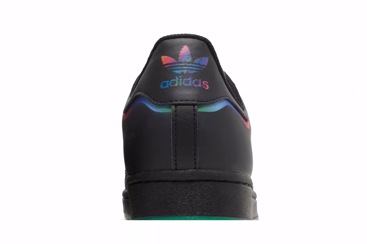 Adidas Superstar Black Green, view 8