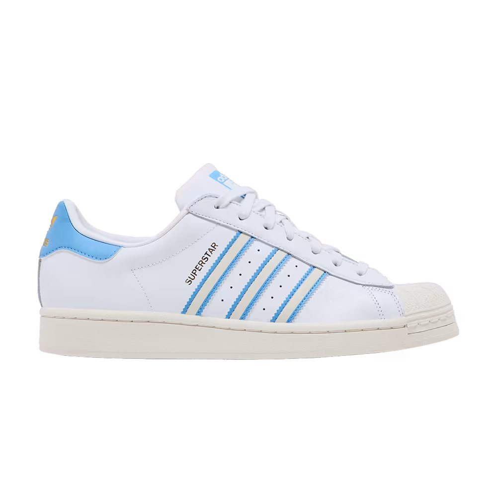 adidas Superstar White Light Blue