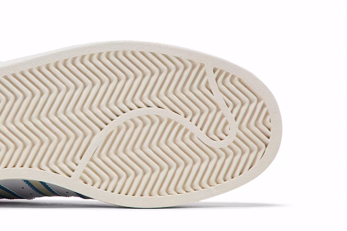 adidas Superstar White Light Blue, view 6