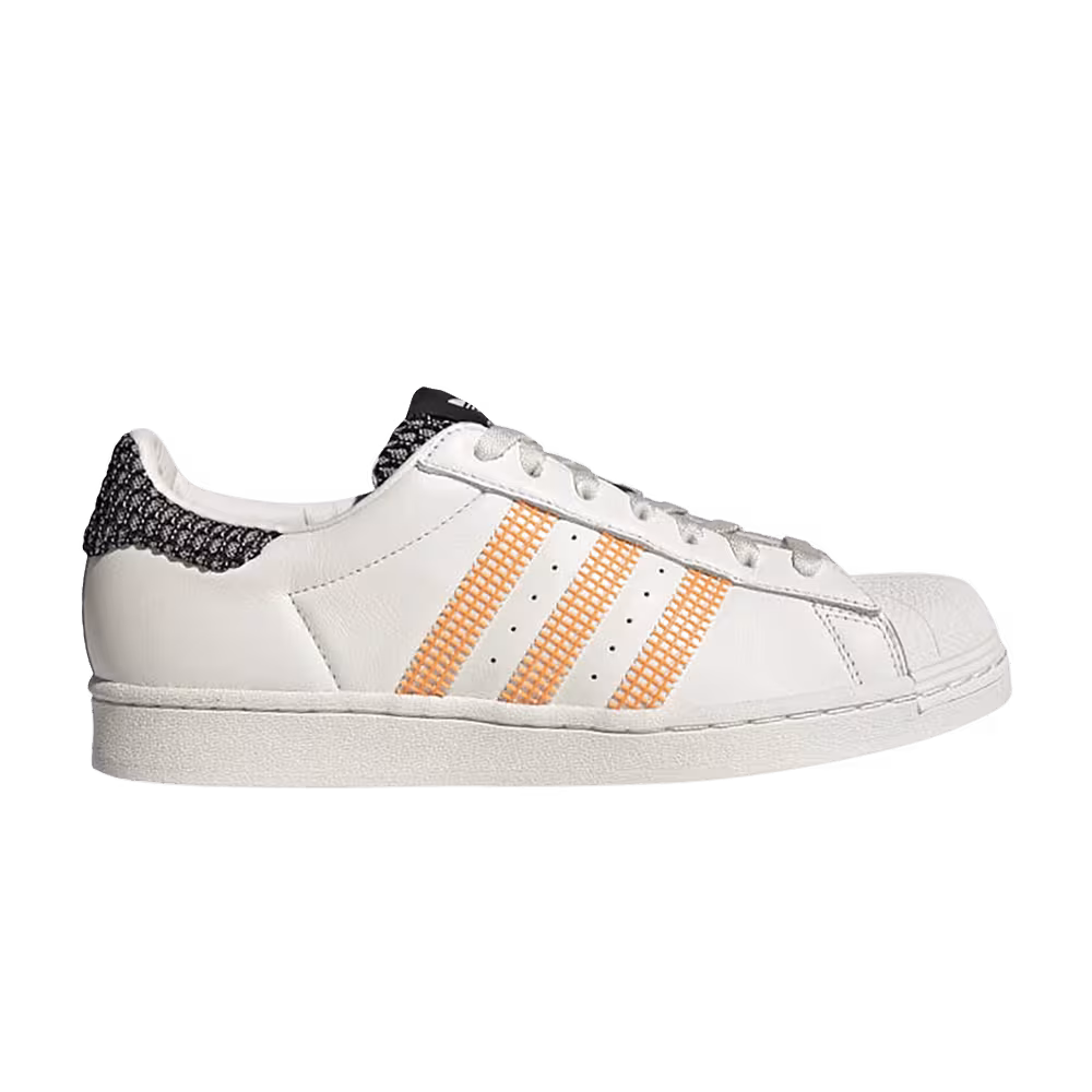 Adidas Superstar Off White Orange Rush