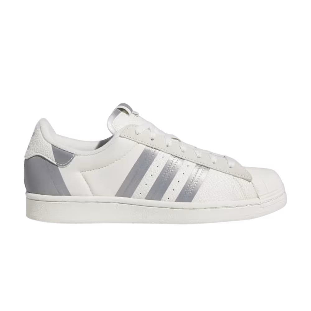 Adidas Superstar White Tint Silver Metallic