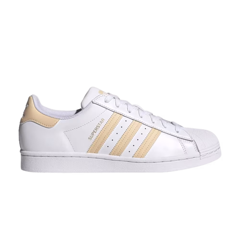 Adidas Superstar White Glow Orange