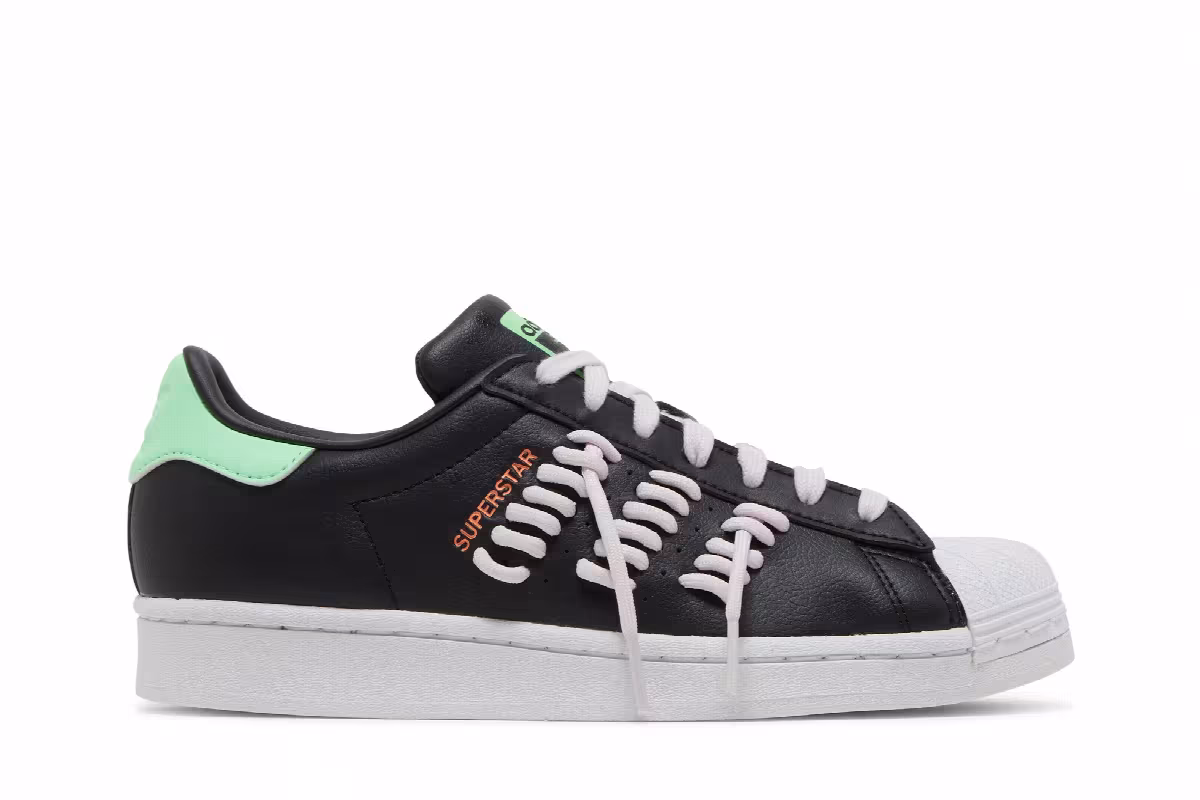 Adidas Women's Superstar Lace Logo, view 2