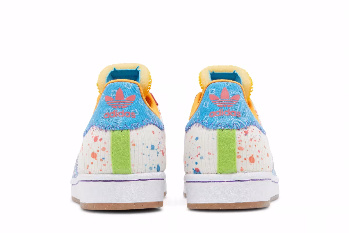 S.E.E.D x adidas Women's Superstar G20 CM 201 Paint Splattered, view 7