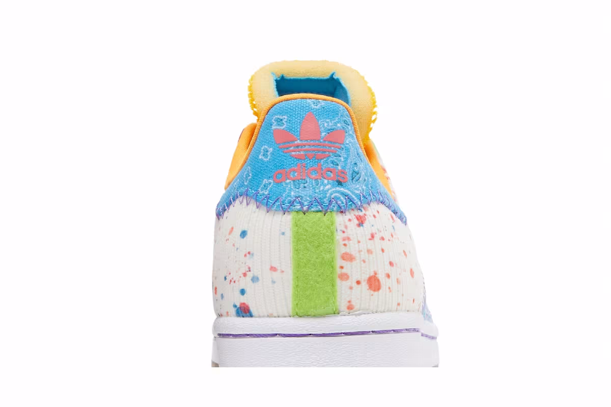 S.E.E.D x adidas Women's Superstar G20 CM 201 Paint Splattered, view 8
