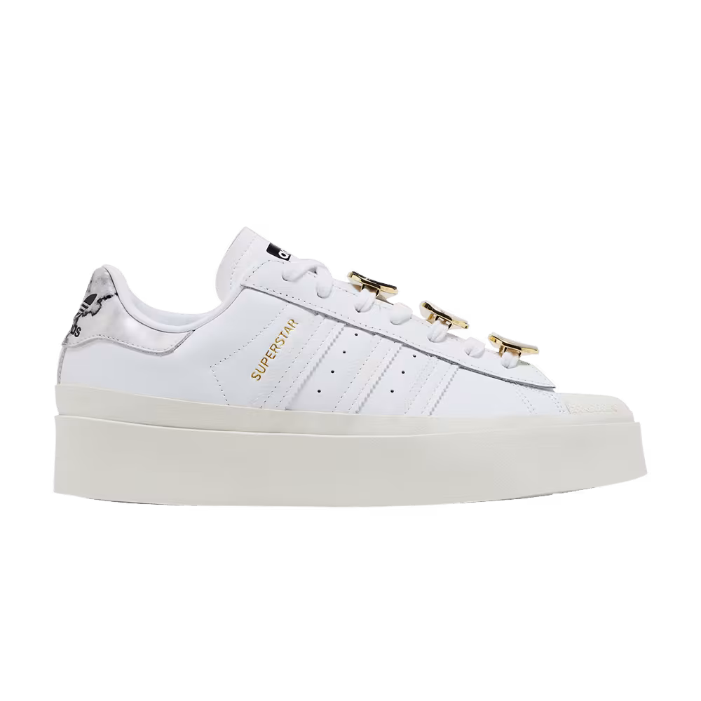 Adidas Women's Superstar Bonega White Gold Metallic