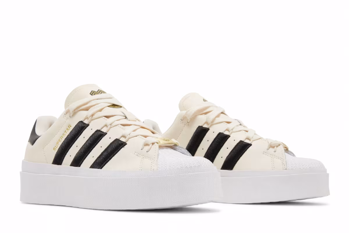 adidas Women's Superstar Bonega Wonder White Black, view 9