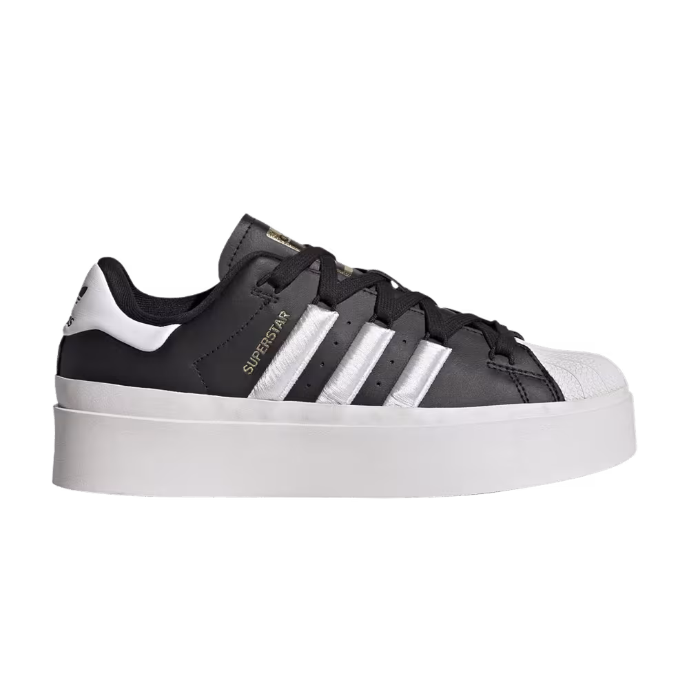 adidas Women's Superstar Bonega Black Gold Metallic