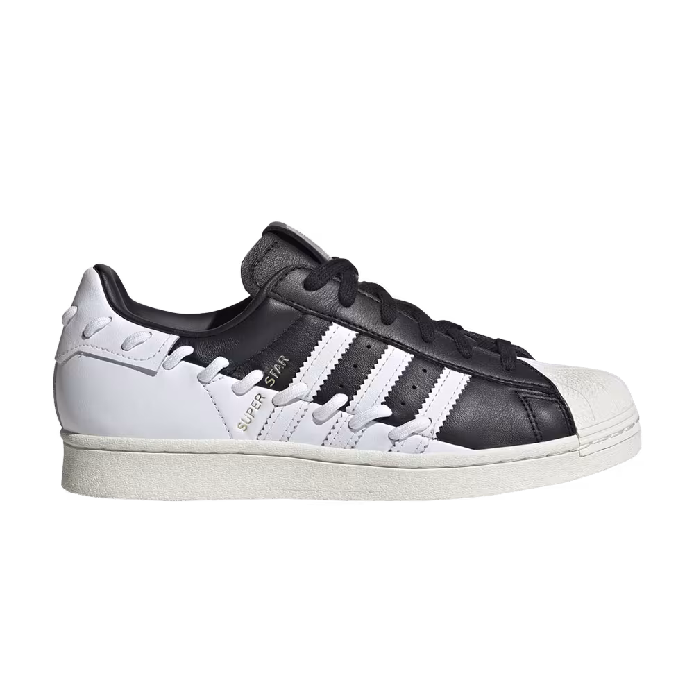 Adidas Women's Superstar Stitched - Black White