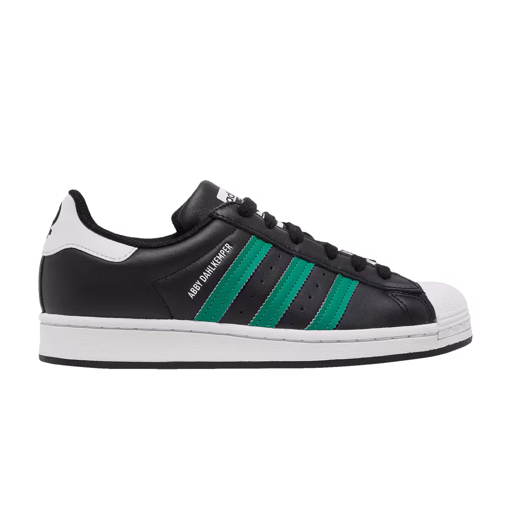Abby Dahlkemper x adidas Women's Superstar Black Bold Green