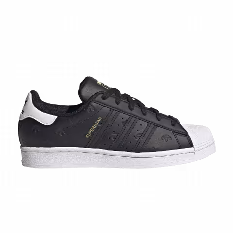 Adidas Wmns Superstar 'Allover Debossed Trefoils - Black White'