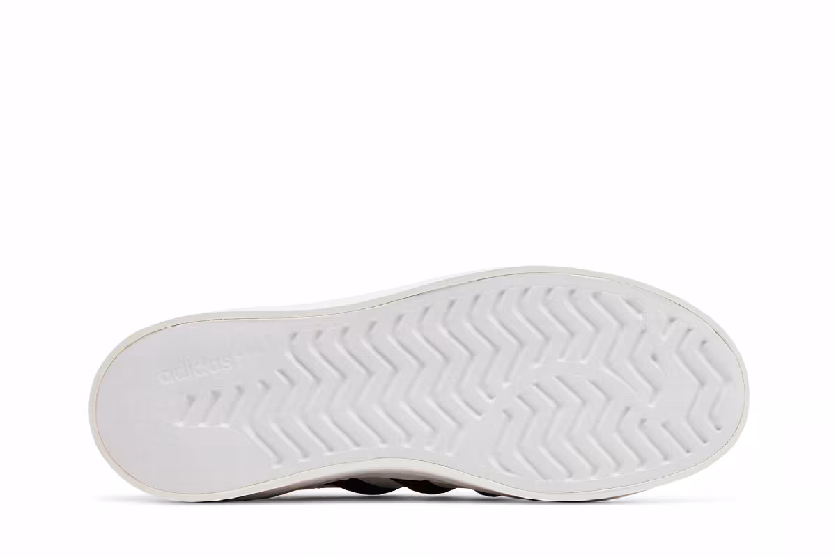 adidas Women's Superstar Bonega White Black Gold Metallic, view 5