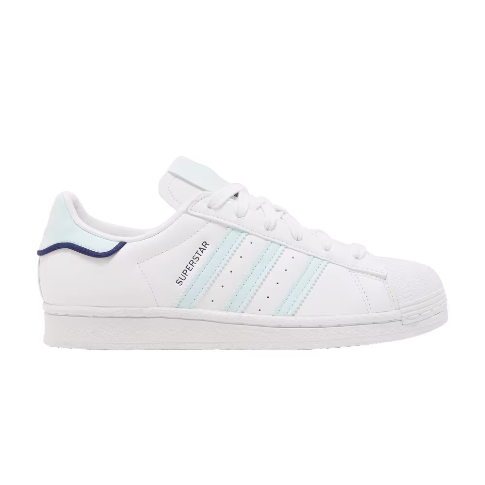 Adidas Women's Superstar White Almost Blue