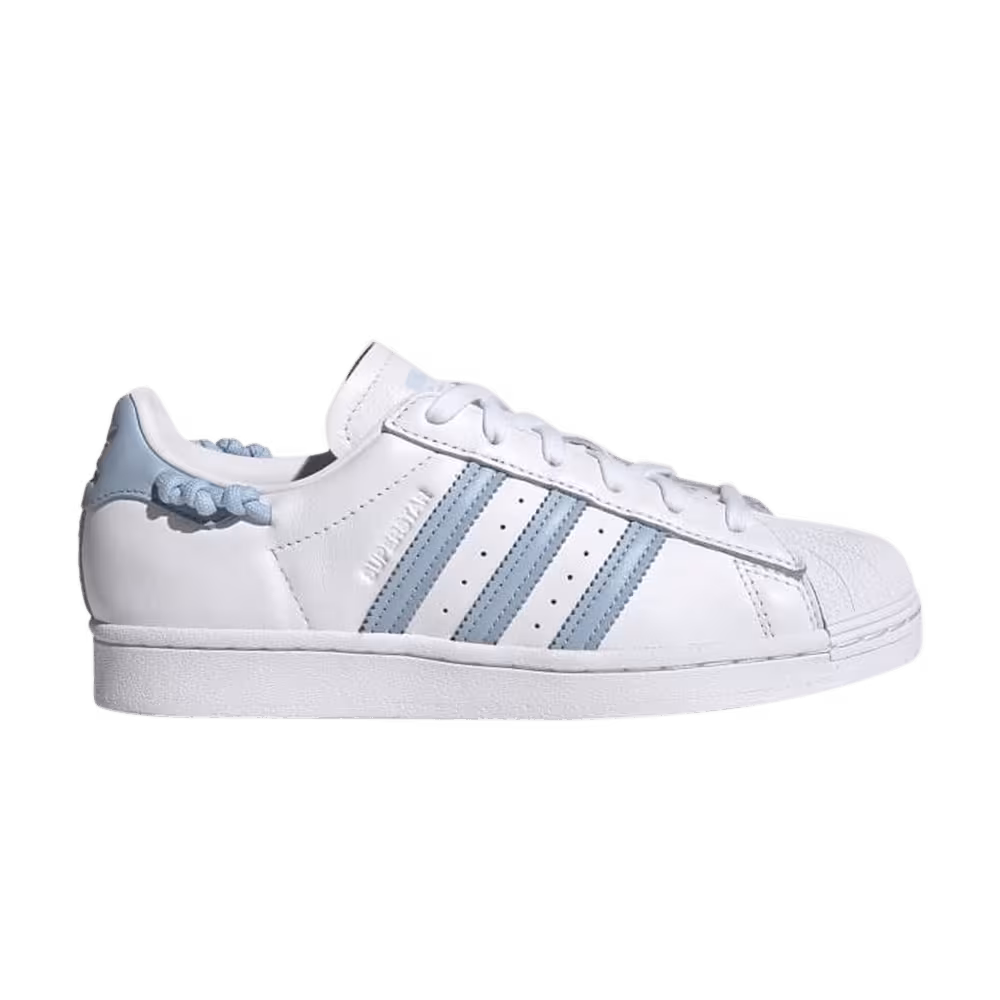 adidas Women's Superstar Knotted Rope - White Clear Sky