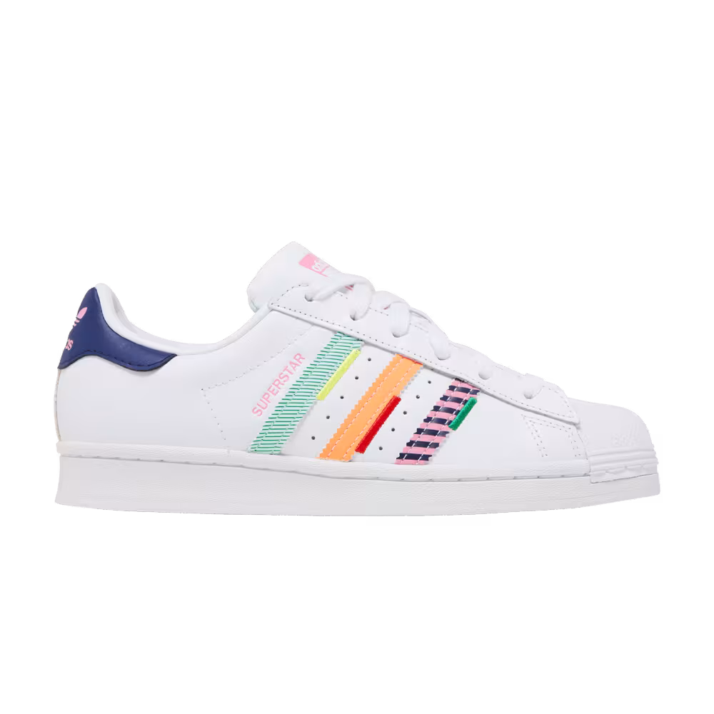 adidas Women's Superstar Multi Jagged Stripes