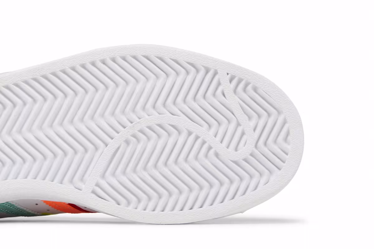 adidas Women's Superstar Multi Jagged Stripes, view 6