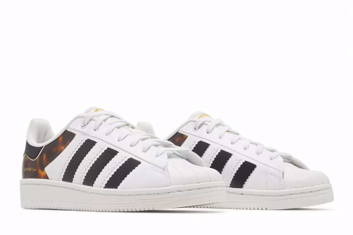 Adidas Women's Superstar OT Tech Tortoiseshell, view 9