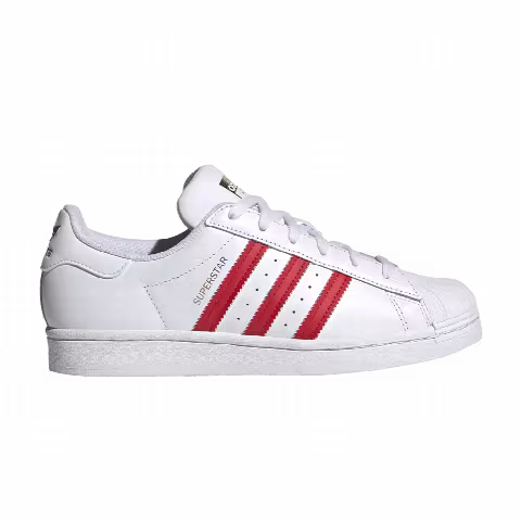 Adidas Wmns Superstar 'White Better Scarlet'