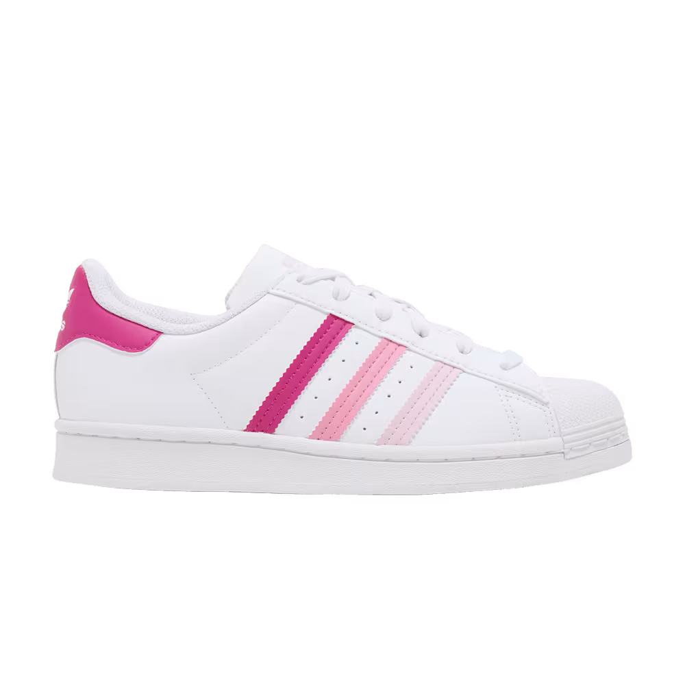 adidas Superstar J White Bliss Pink