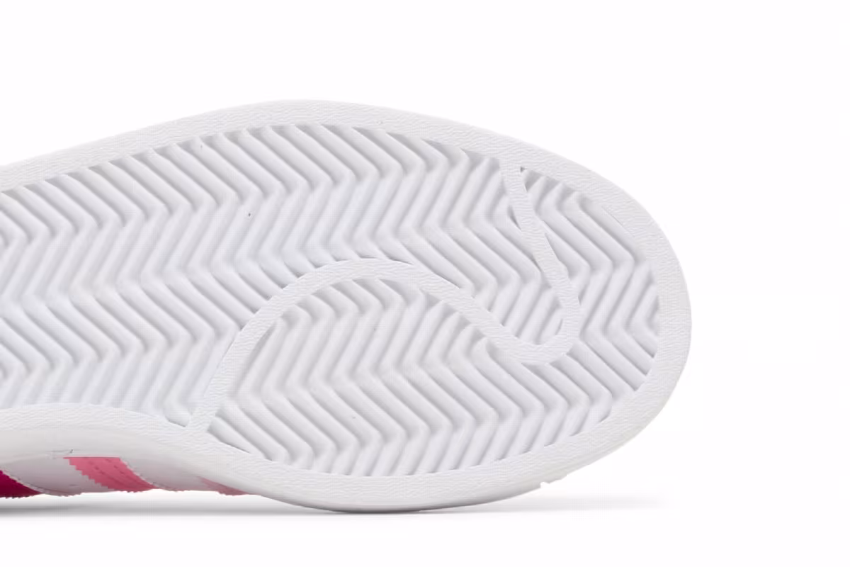 adidas Superstar J White Bliss Pink, view 6