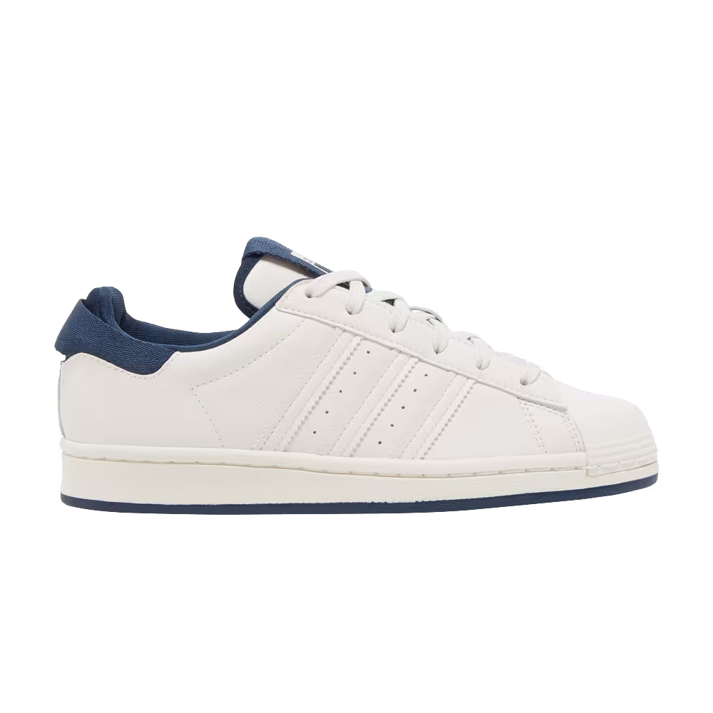 Adidas Superstar J Chalk White Crew Navy