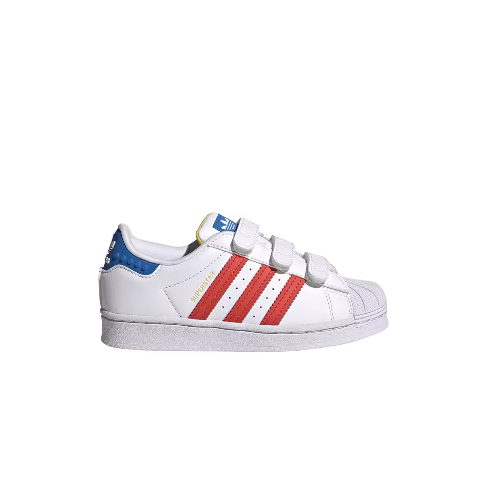 LEGO x adidas Superstar J White Pantone