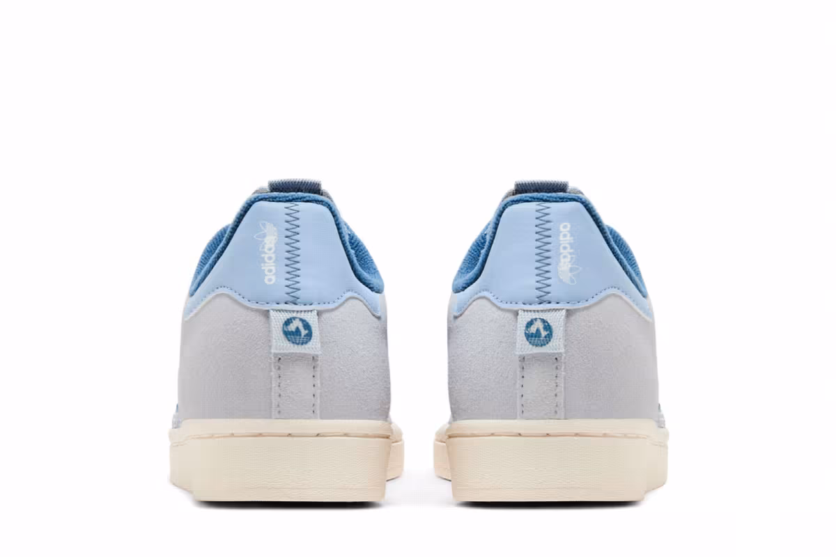 Adidas Superstar J Altered Blue White, view 7