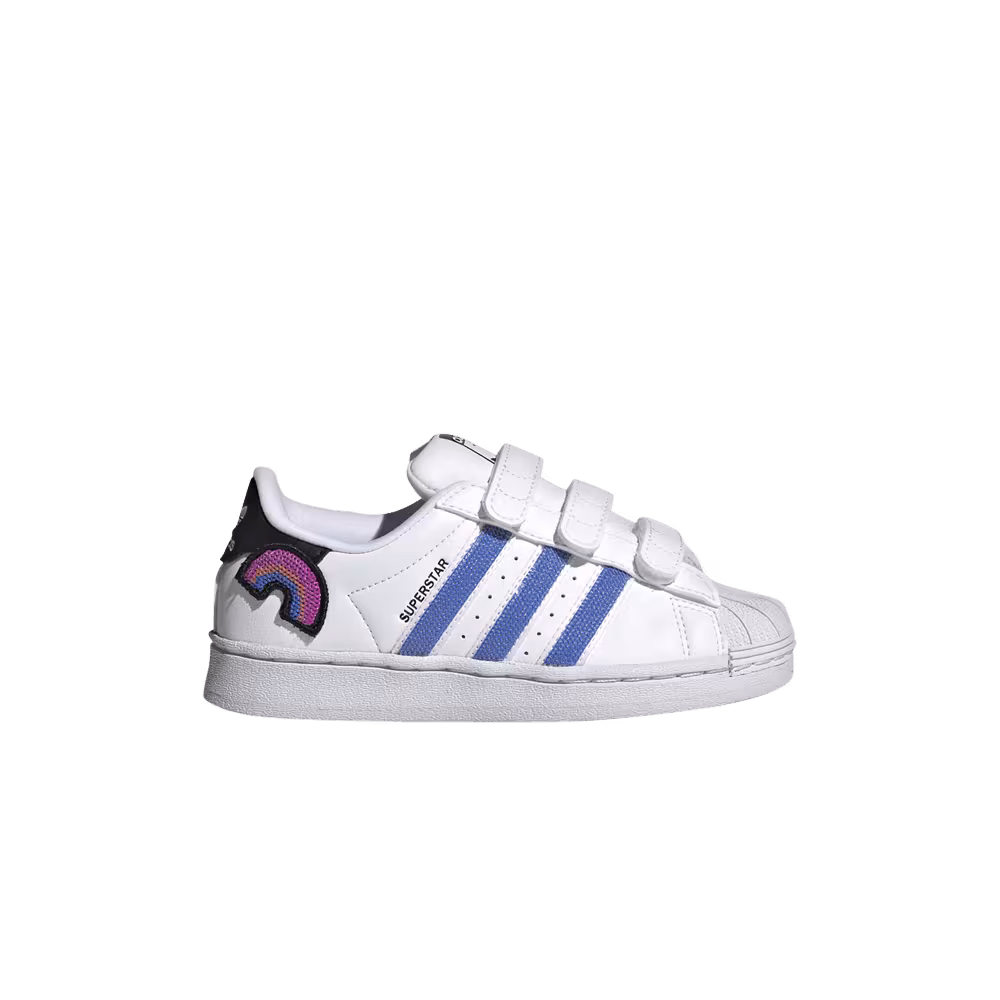 Adidas Superstar Little Kid Rainbow Decal